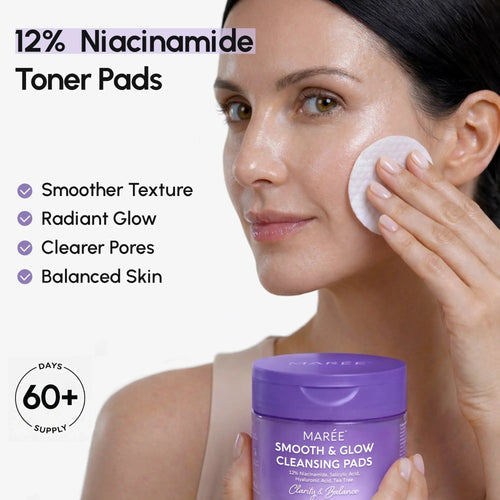 12% Niacinamide Smooth & Glow Pads - SNMShop