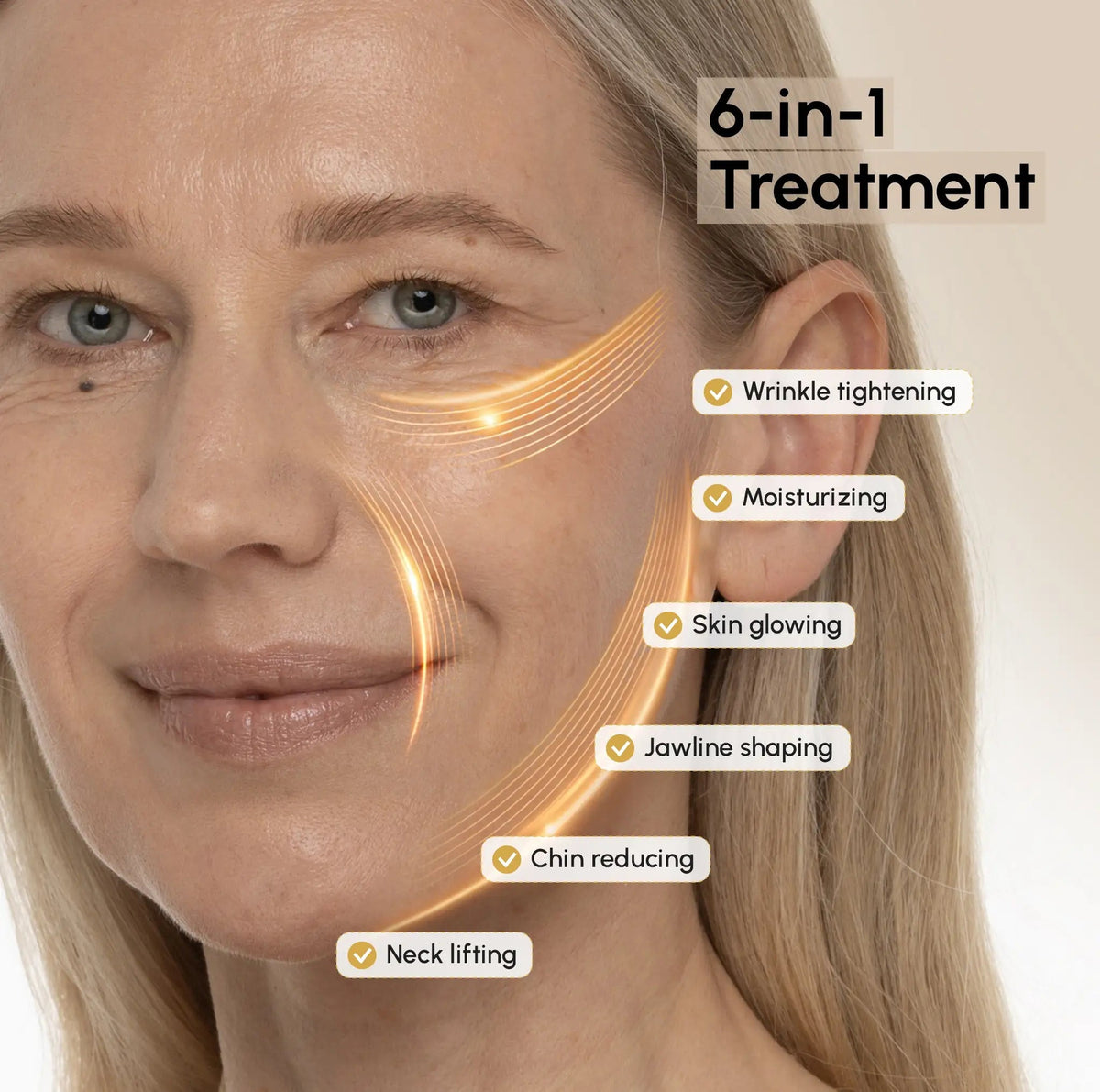 24K Gold Chin & Jawline Lifting Mask - SNMShop