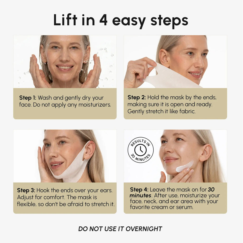 24K Gold Chin & Jawline Lifting Mask - SNMShop