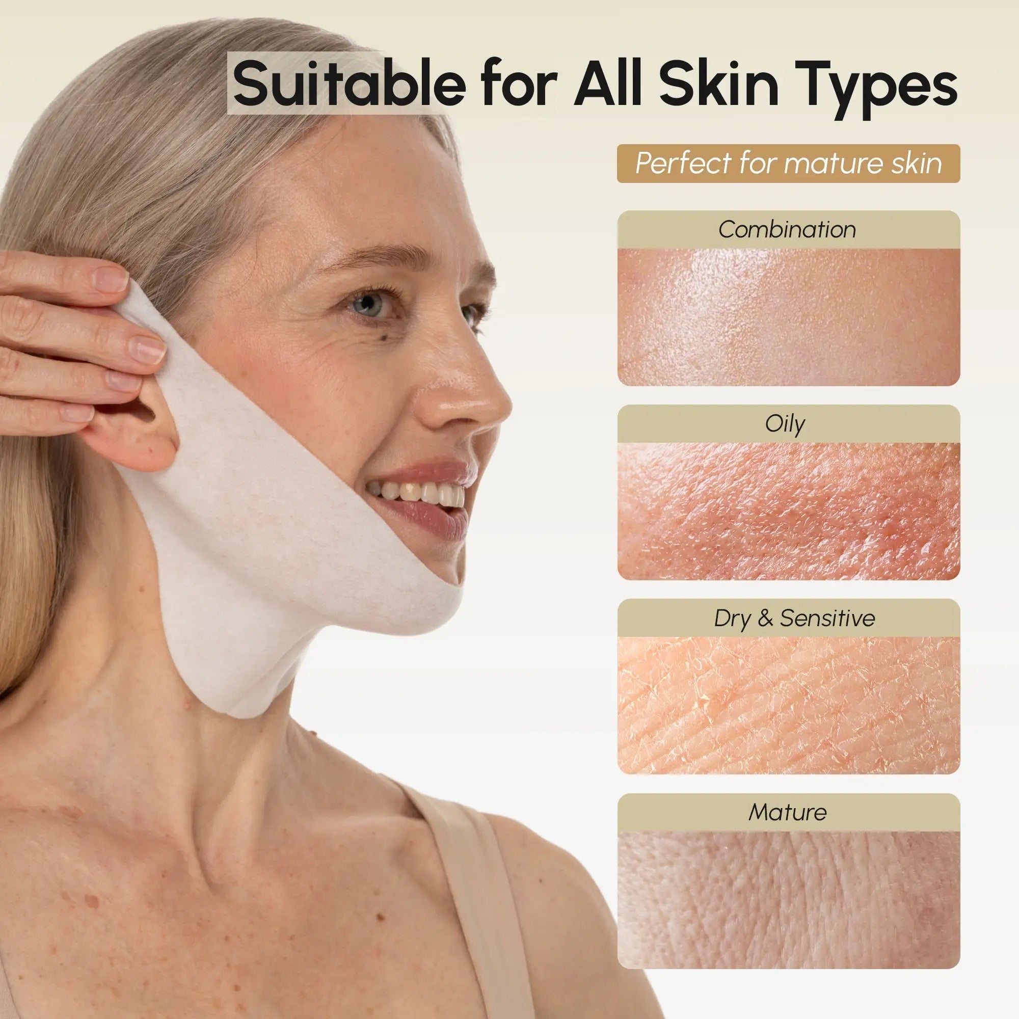 24K Gold Chin & Jawline Lifting Mask - SNMShop