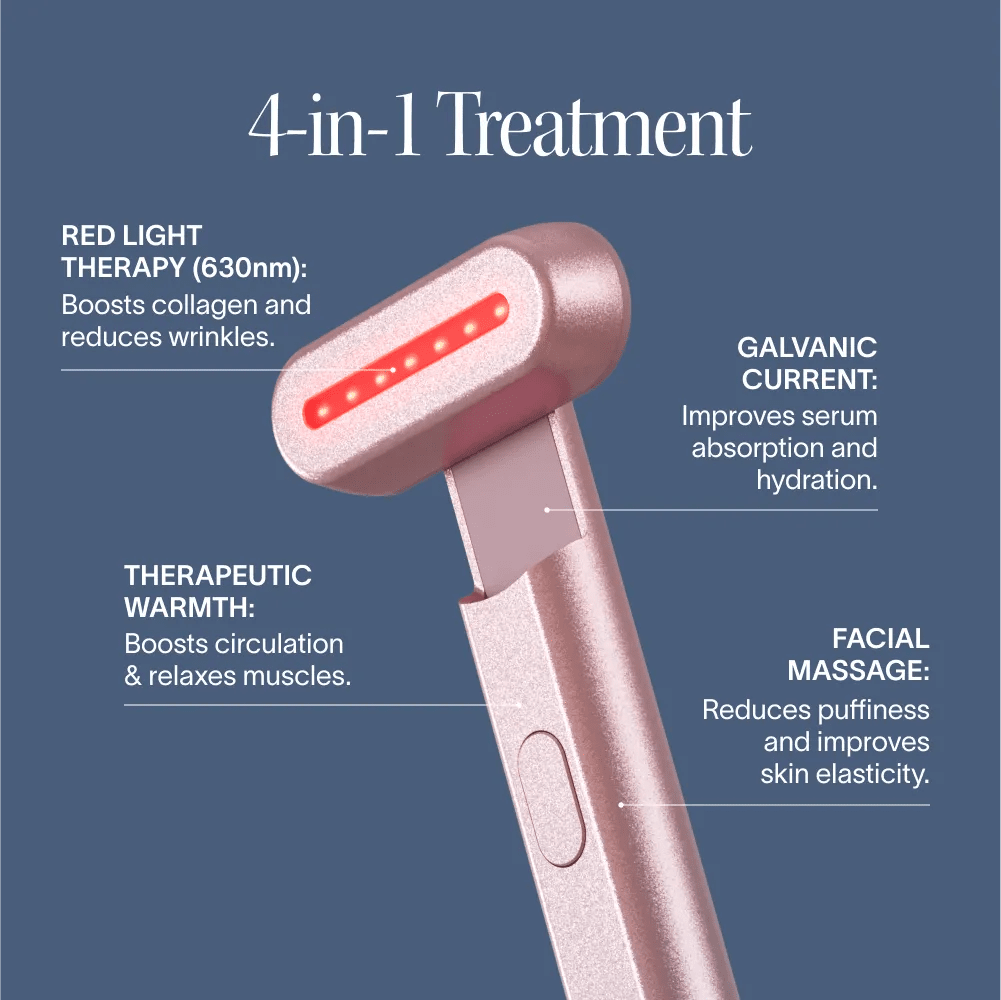 4-in-1 Red Light Therapy Wand & Activating Serum Kit - SNMShop