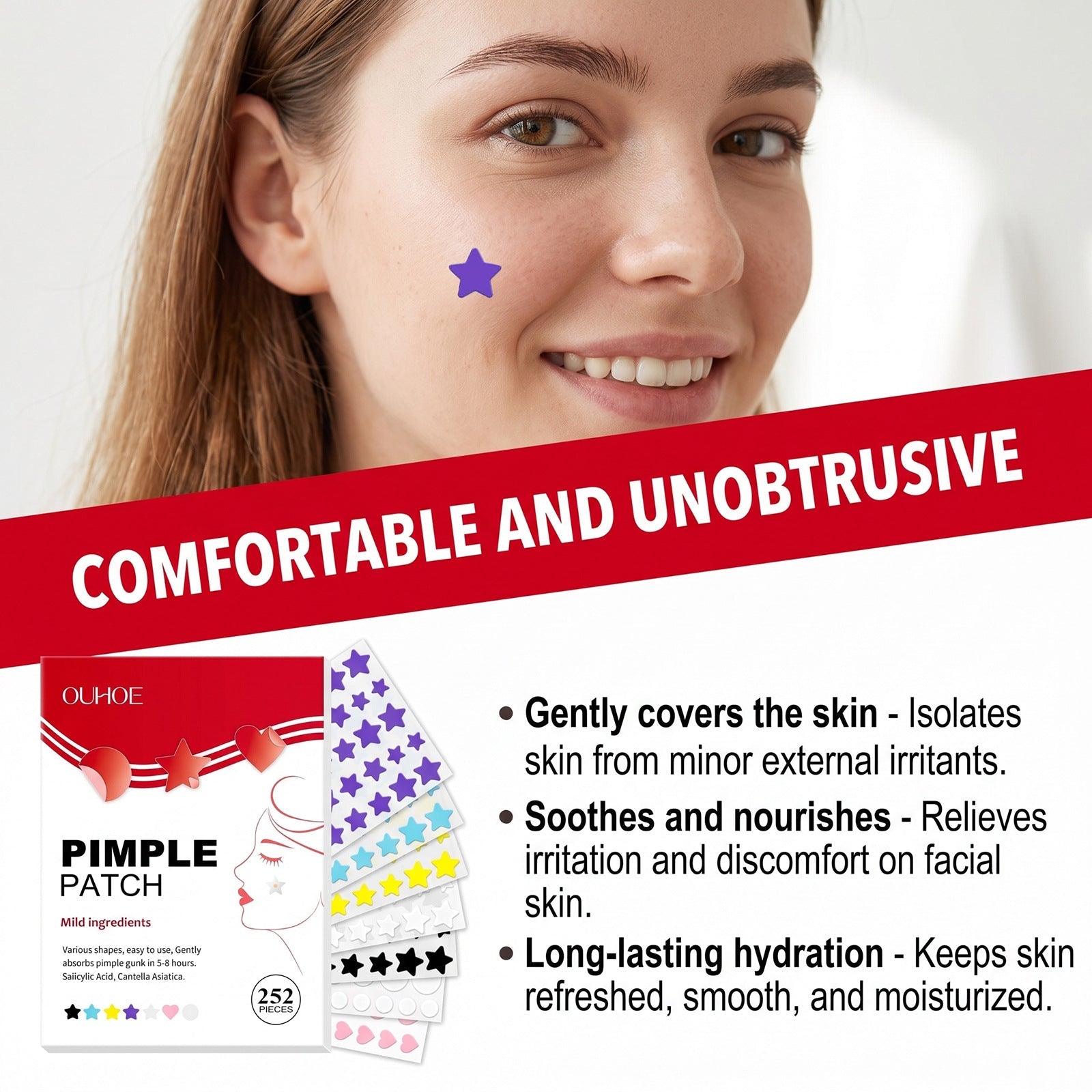 Acne Care Patches Acne-covering Stickers - SNMShop