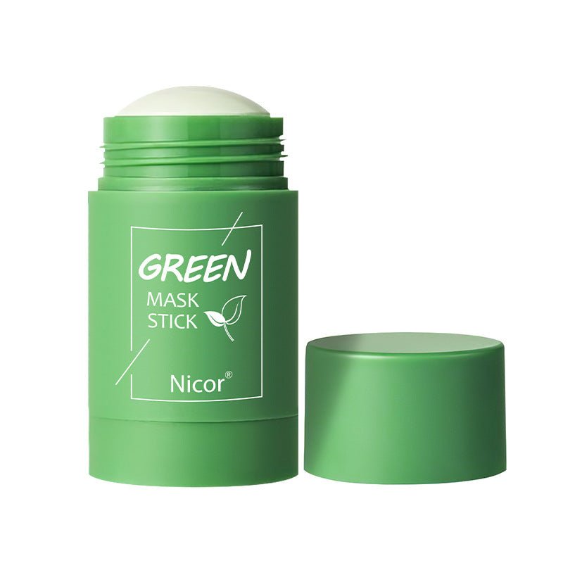 Cleansing Green Tea Mask Clay Stick Oil Control Anti-Acne Whitening Seaweed Mask Skin Care - SNMShop