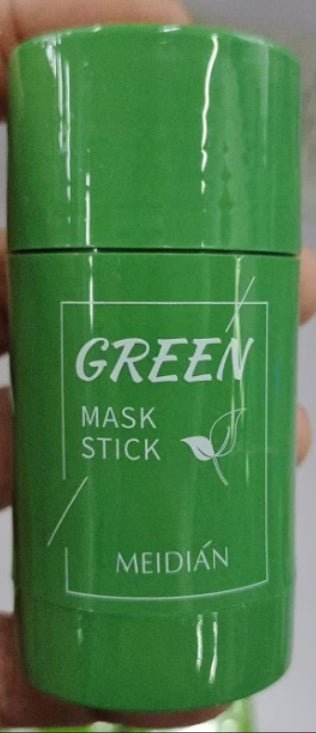 Cleansing Green Tea Mask Clay Stick Oil Control Anti-Acne Whitening Seaweed Mask Skin Care - SNMShop