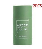 Cleansing Green Tea Mask Clay Stick Oil Control Anti-Acne Whitening Seaweed Mask Skin Care - SNMShop