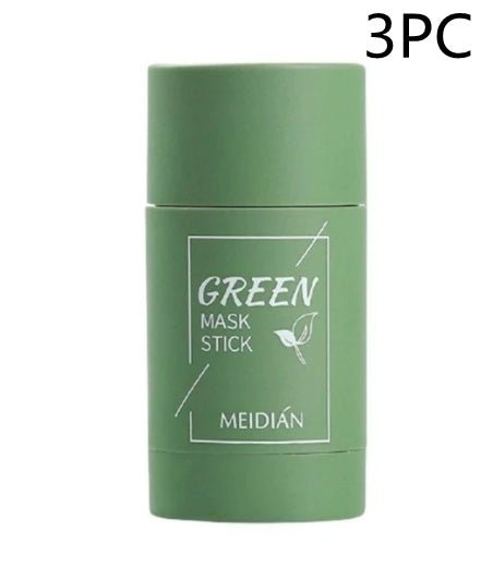 Cleansing Green Tea Mask Clay Stick Oil Control Anti-Acne Whitening Seaweed Mask Skin Care - SNMShop