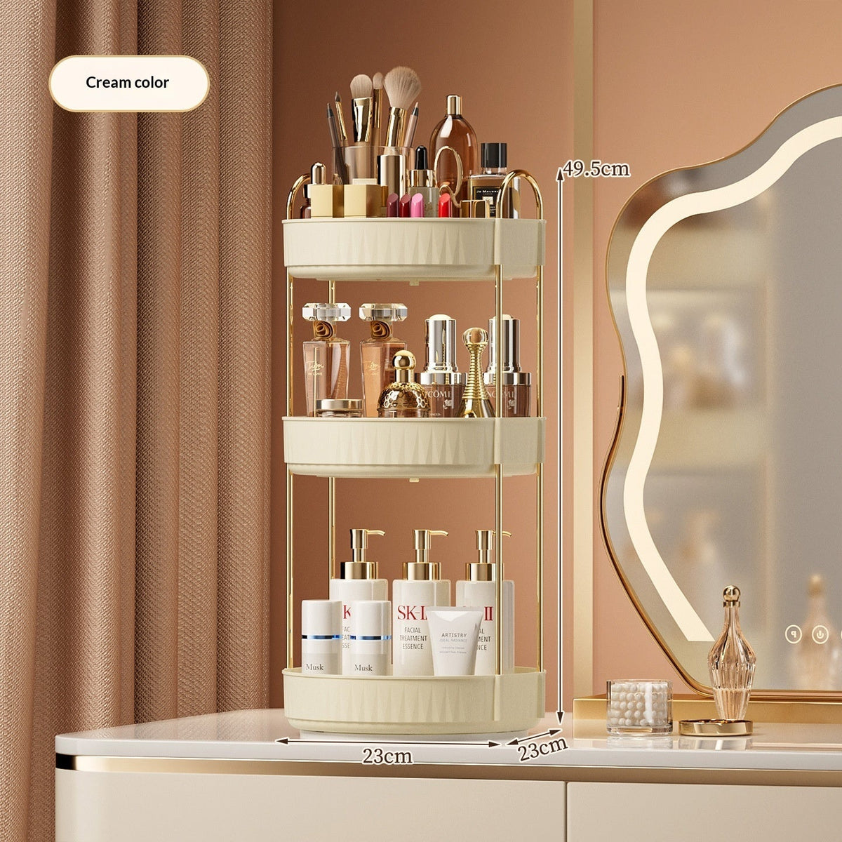 Desktop Vanity Makeup And Skincare Organizer Rack - SNMShop