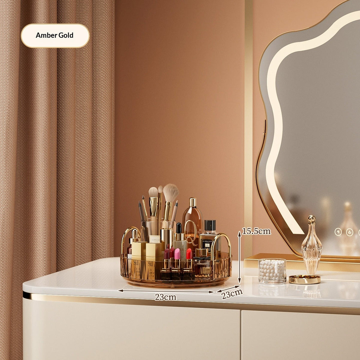 Desktop Vanity Makeup And Skincare Organizer Rack - SNMShop