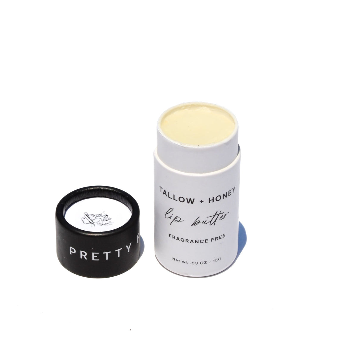 Fragrance Free Tallow + Honey Lip Butter | Eco-Friendly Travel Tube - SNMShop