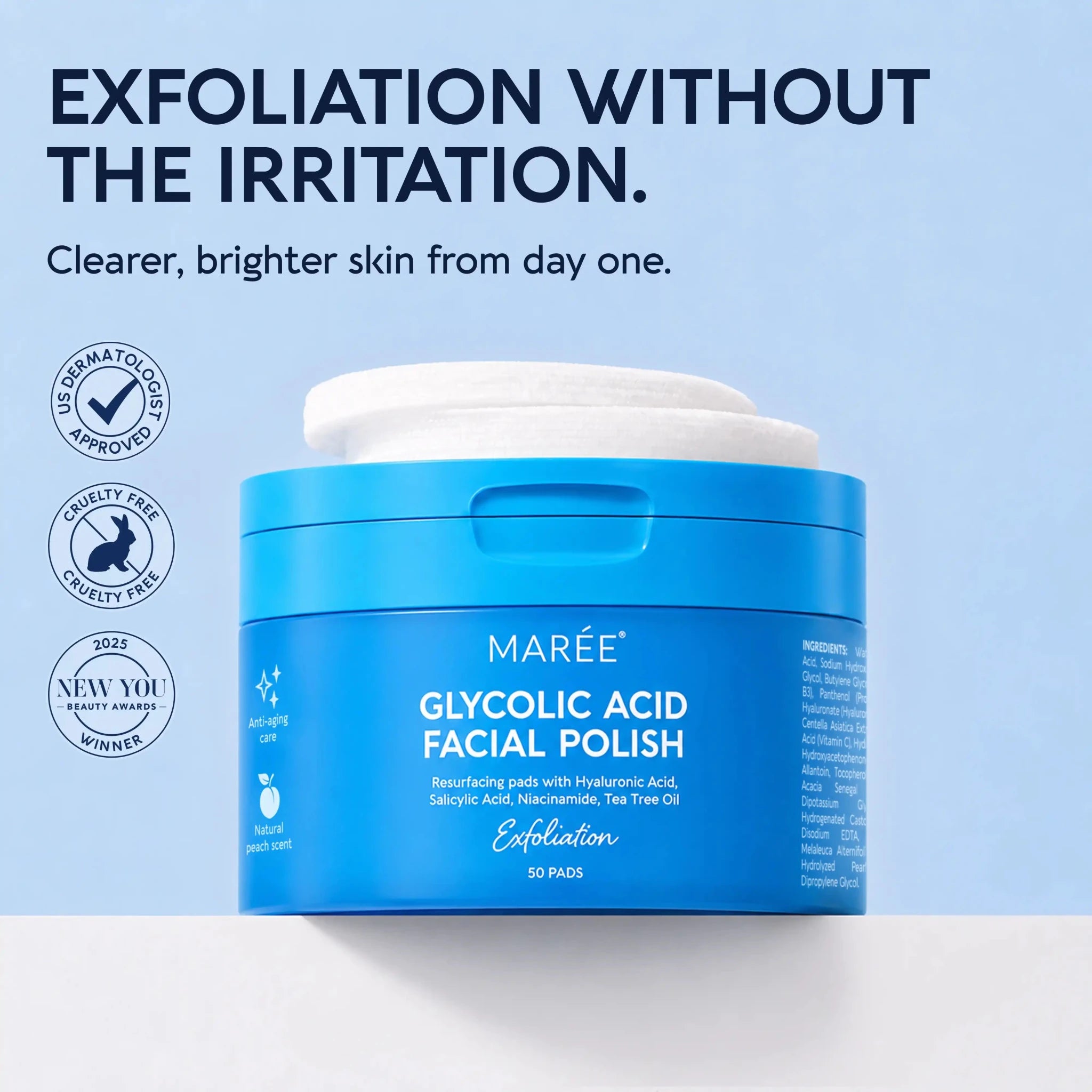 Glycolic Acid Exfoliating Pads - SNMShop