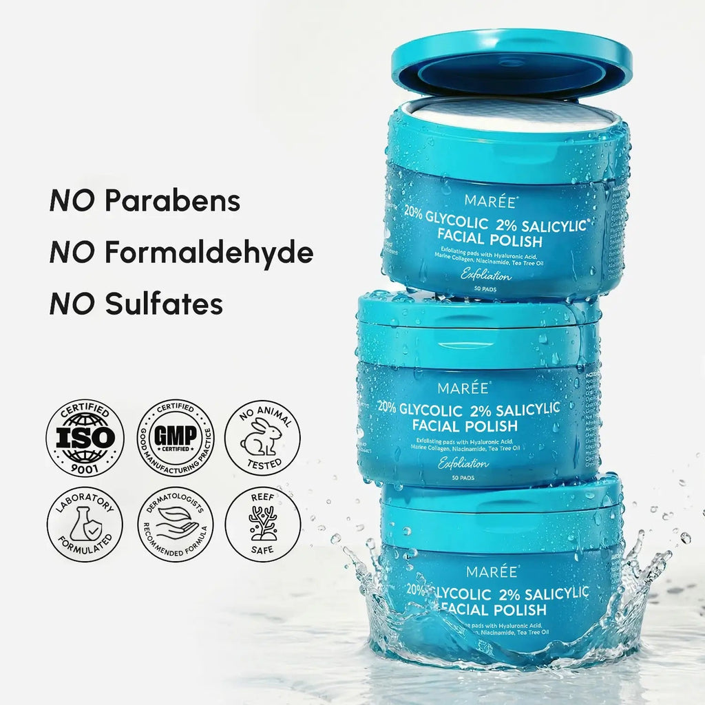 Glycolic & Salicylic Acid Peel Pads - SNMShop