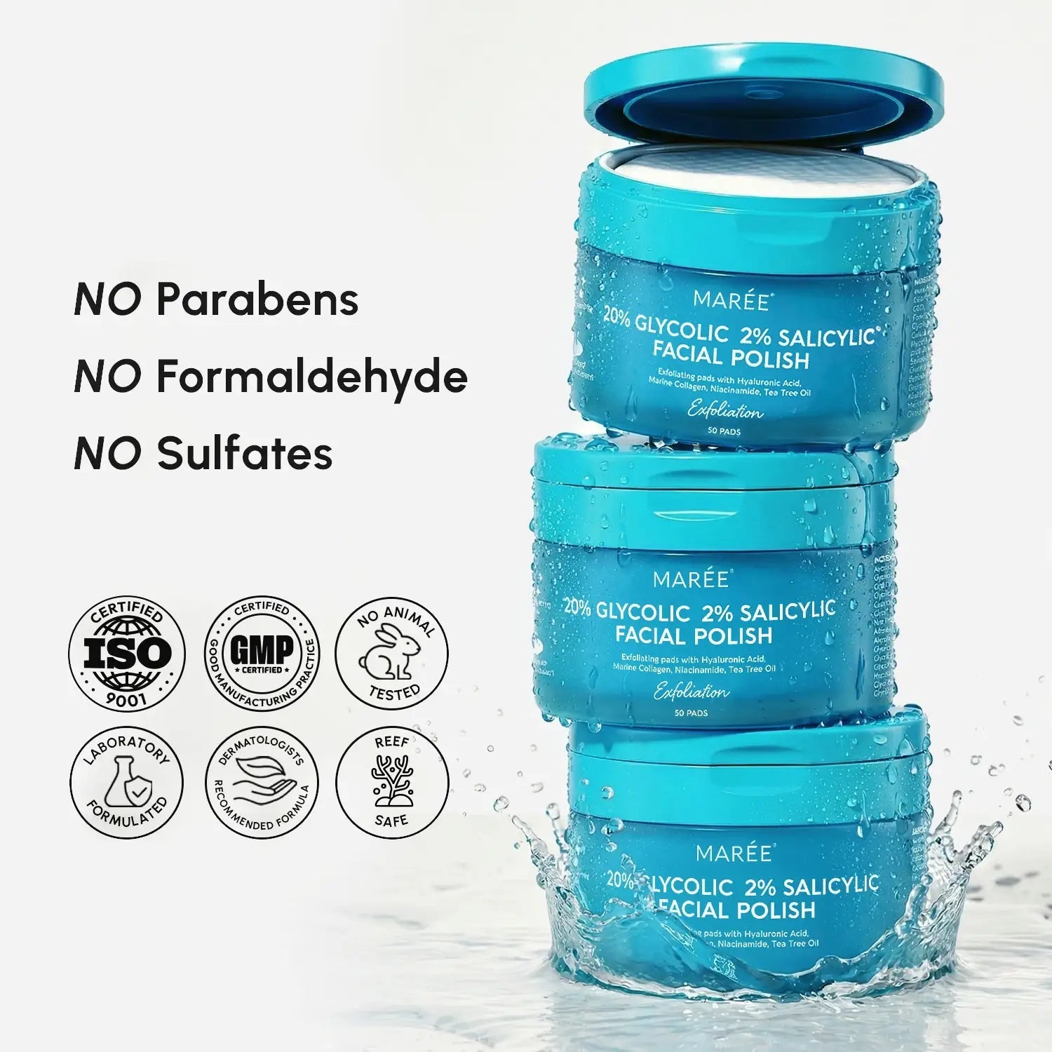 Glycolic & Salicylic Acid Peel Pads - SNMShop