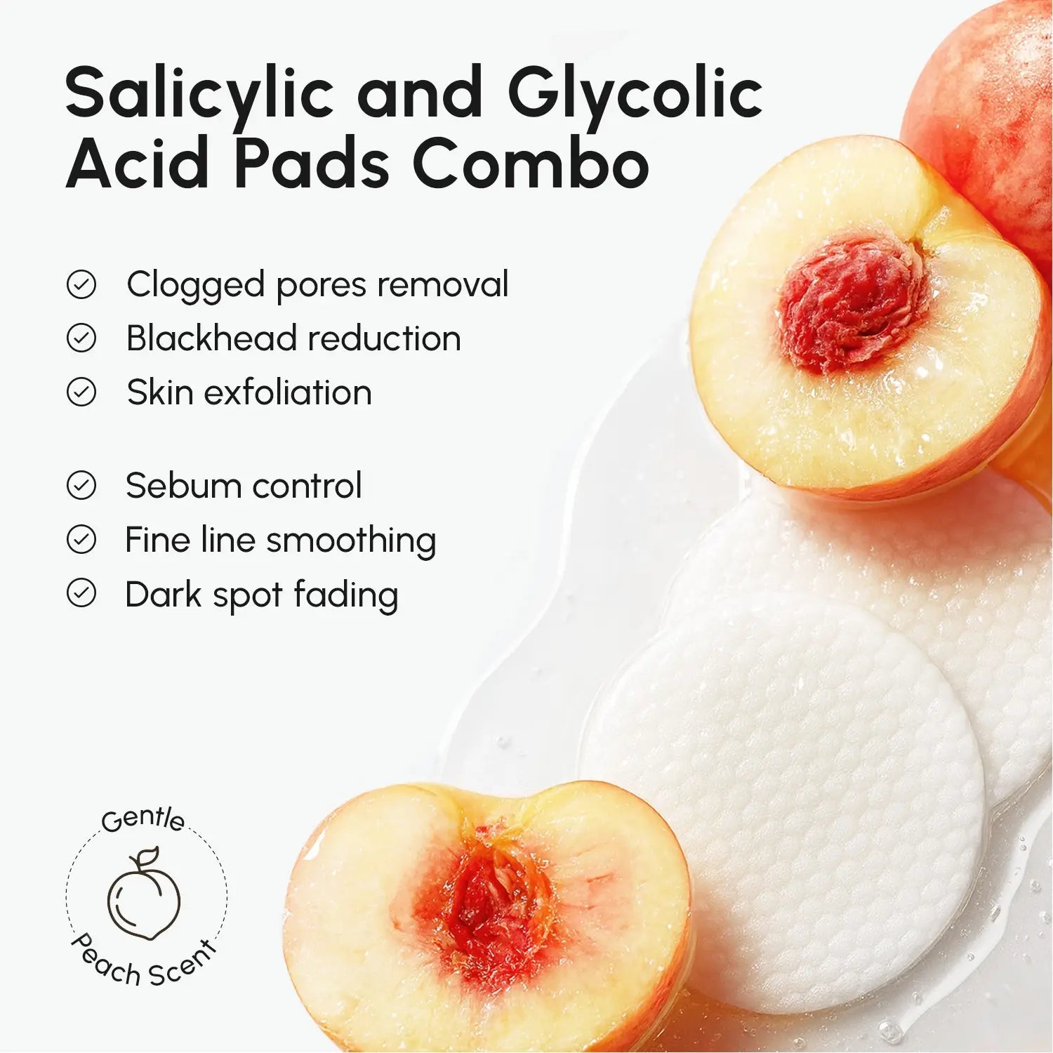 Glycolic & Salicylic Acid Peel Pads - SNMShop