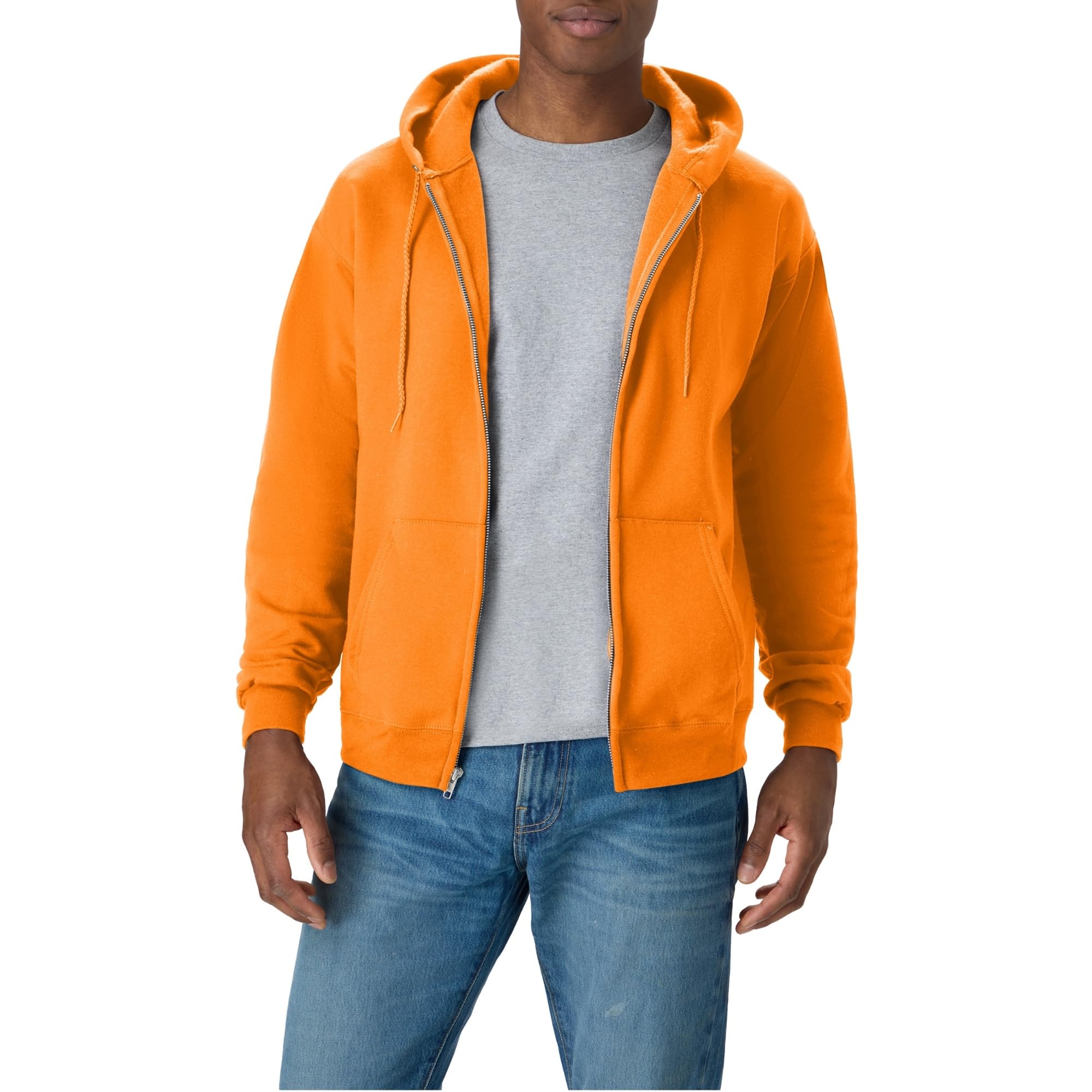 Hanes Men's Zip-up Hoodie, Ecosmart Fleece Full-zip Hoodie for Men, Hooded Sweatshirt - SNMShop