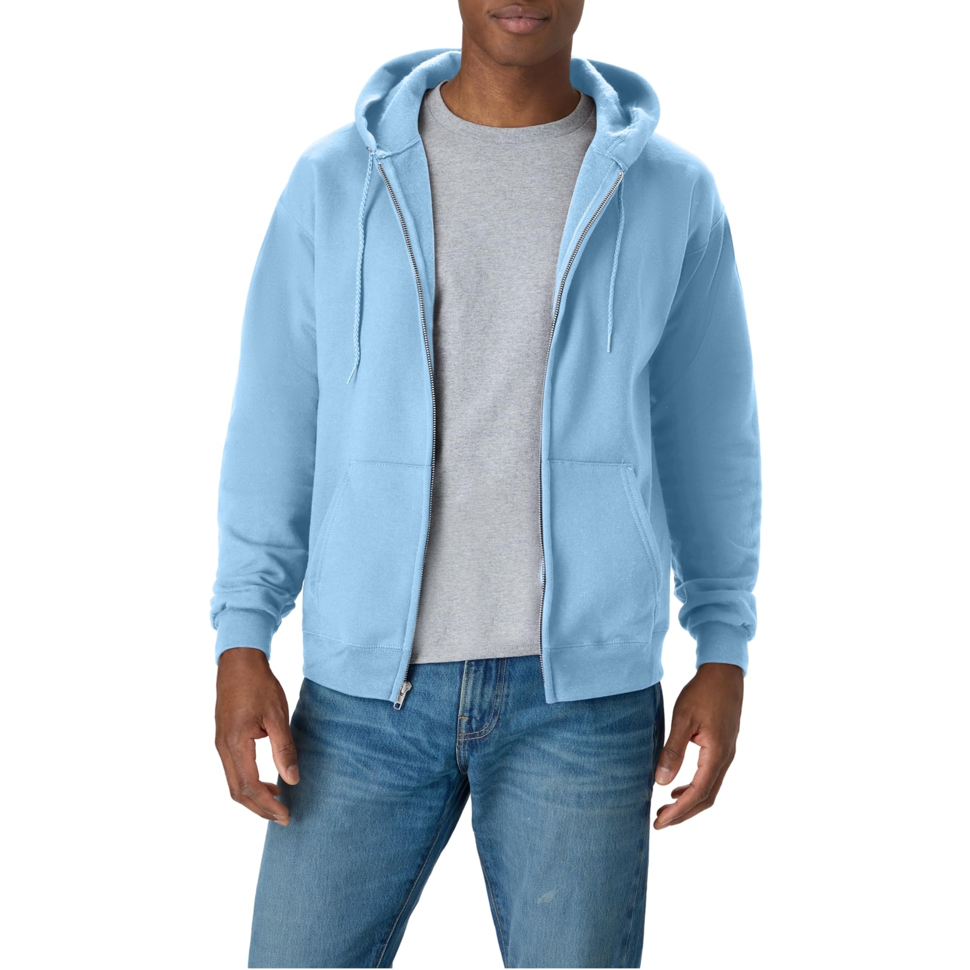Hanes Men's Zip-up Hoodie, Ecosmart Fleece Full-zip Hoodie for Men, Hooded Sweatshirt - SNMShop