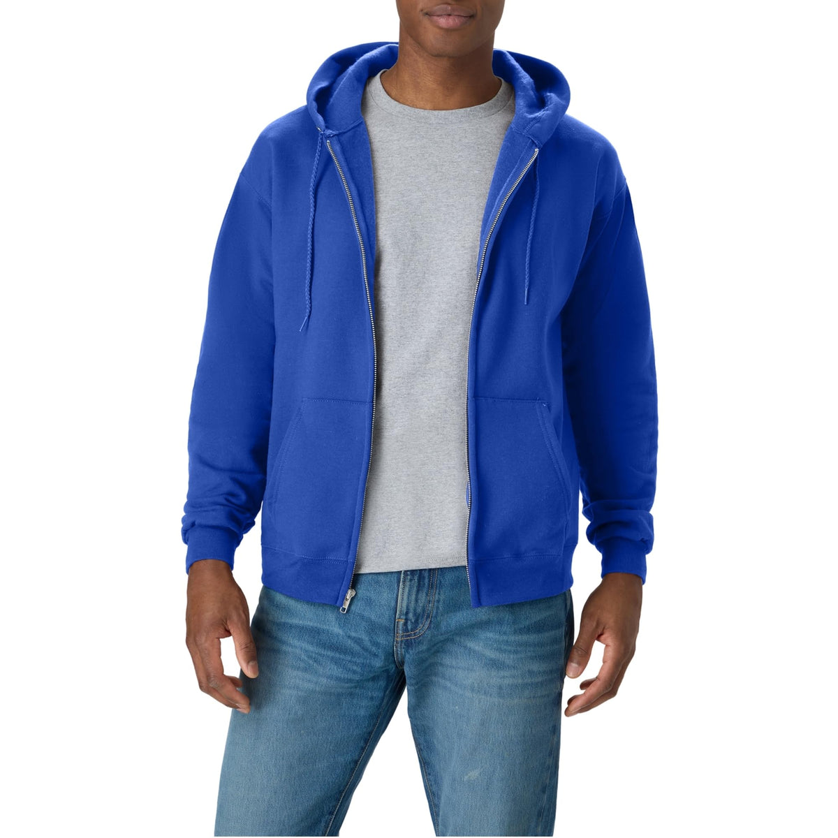 Hanes Men's Zip-up Hoodie, Ecosmart Fleece Full-zip Hoodie for Men, Hooded Sweatshirt - SNMShop