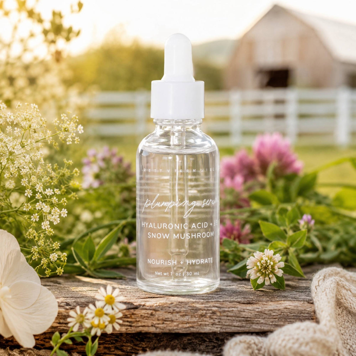 Hyaluronic Plumping Serum with Vitamin B5 + Snow Mushroom - SNMShop