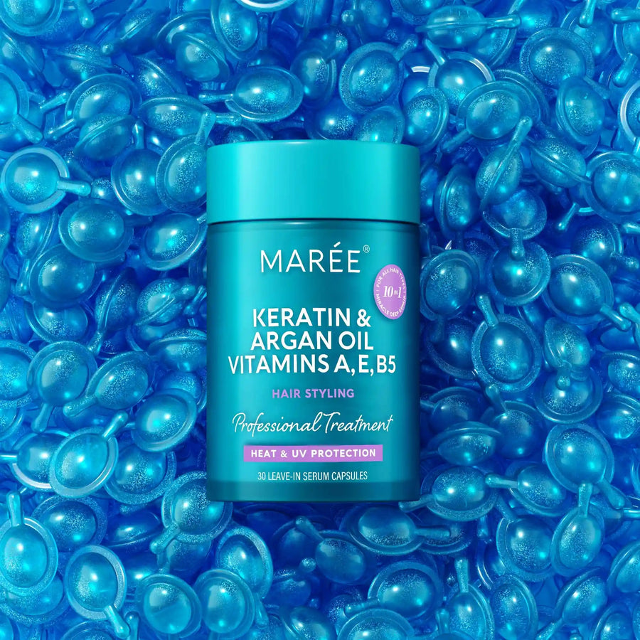 Keratin Oil Capsules for Frizz Control - SNMShop