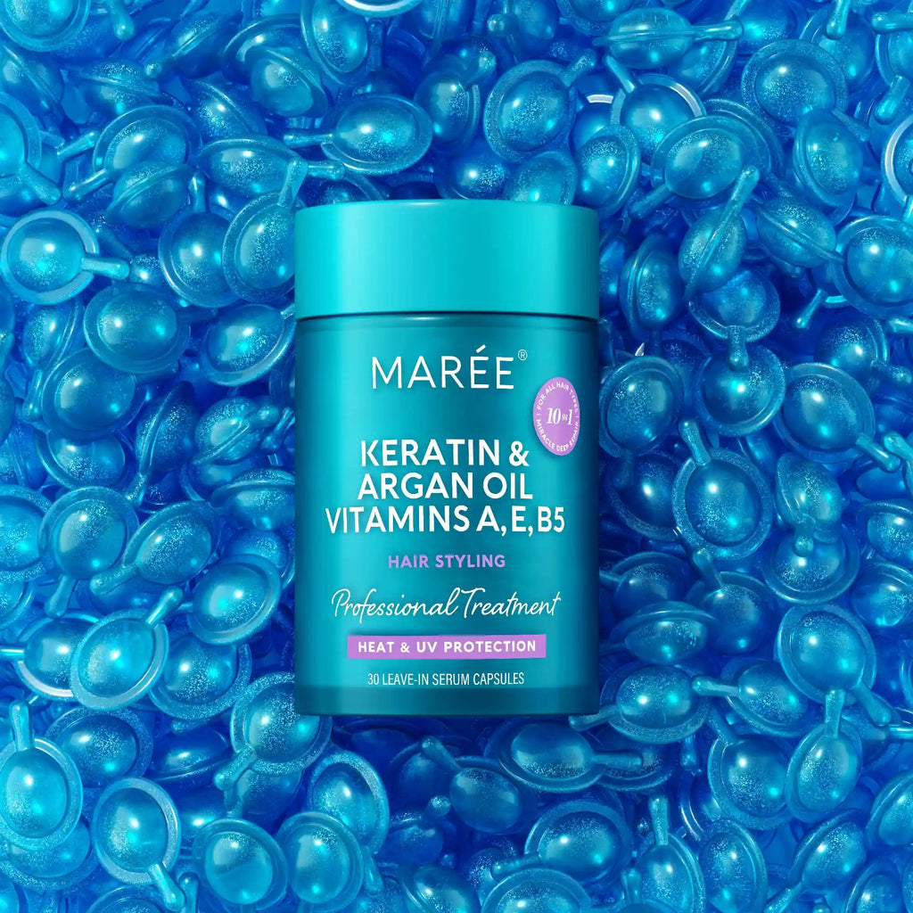 Keratin Oil Capsules for Frizz Control - SNMShop