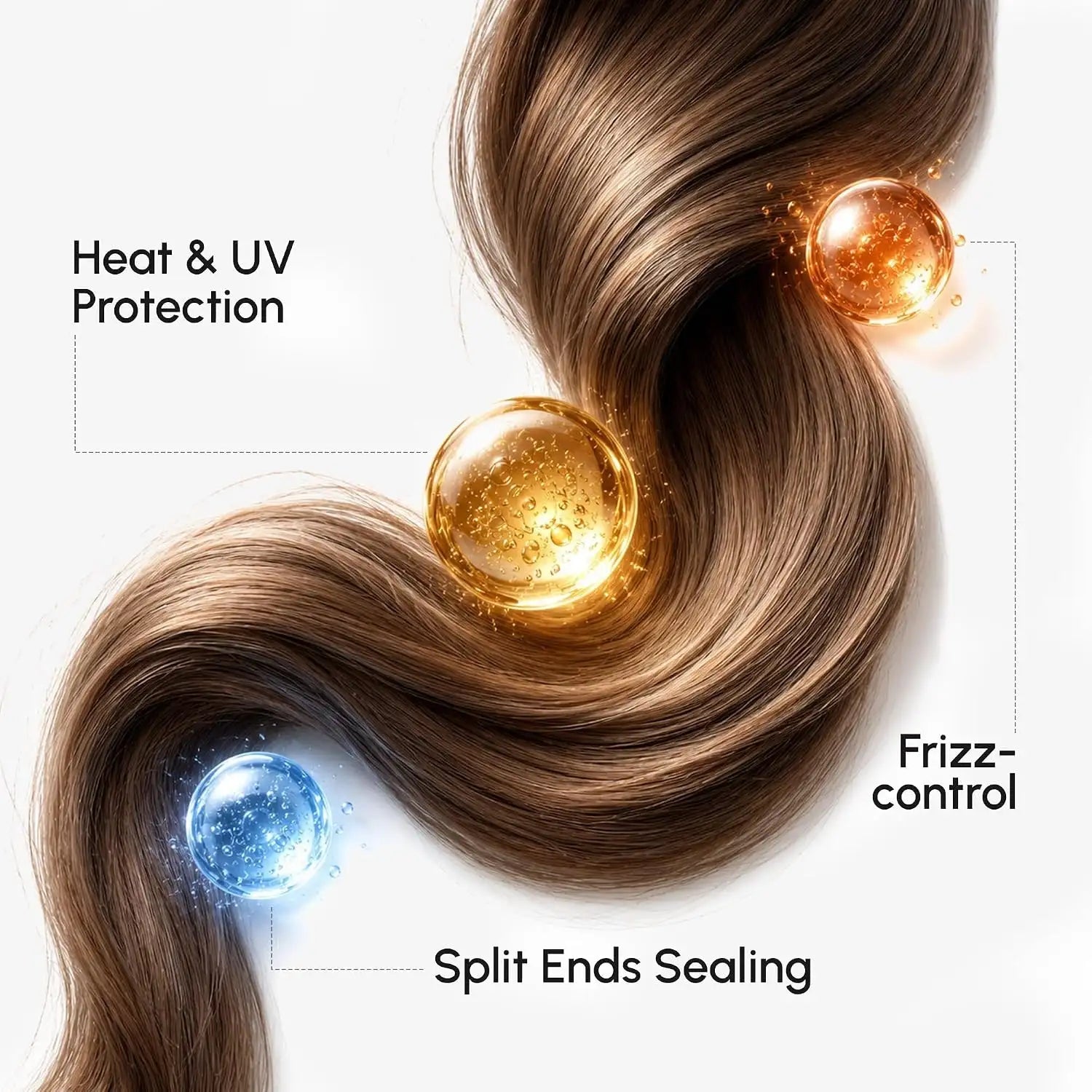 Keratin Oil Capsules for Frizz Control - SNMShop