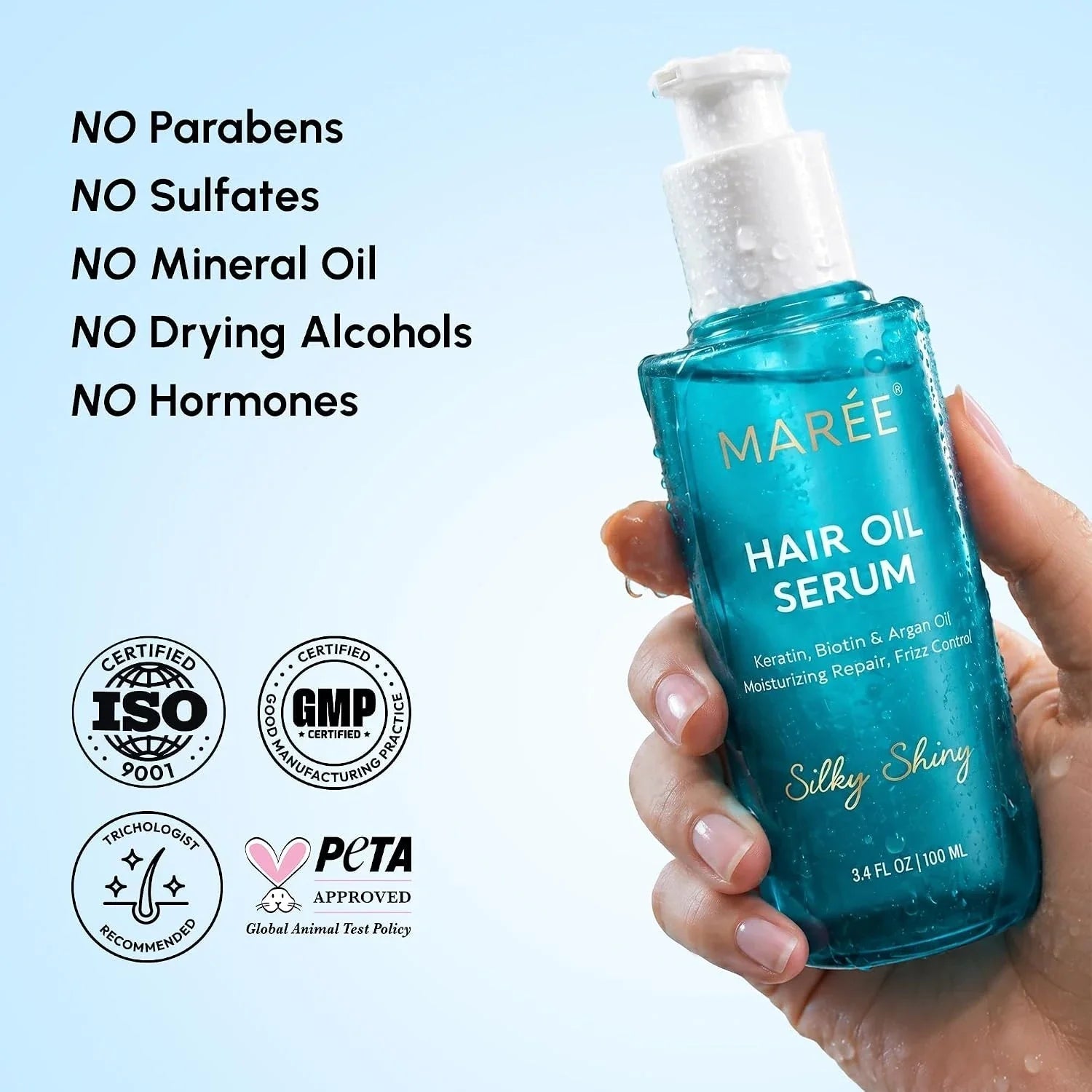 Keratin Oil Serum for Smooth Hair - SNMShop