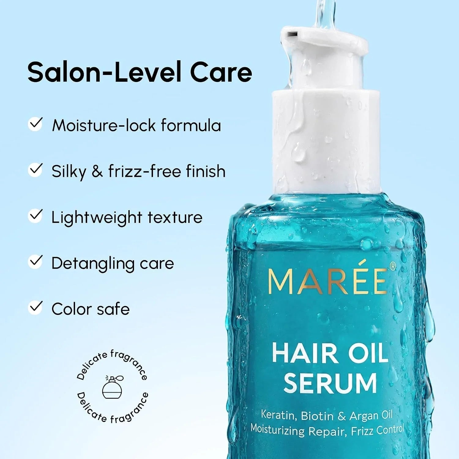 Keratin Oil Serum for Smooth Hair - SNMShop