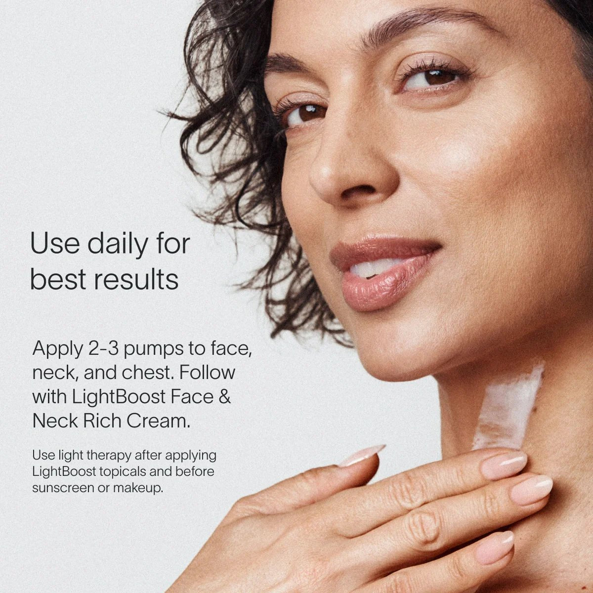 Light Therapy Boosting Face & Neck Serum - SNMShop