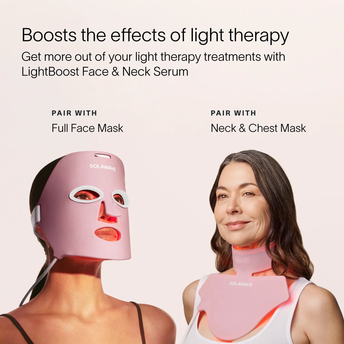 Light Therapy Boosting Face & Neck Serum - SNMShop