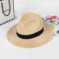 Panama Straw Hat Large Head Circumference For Women - SNMShop