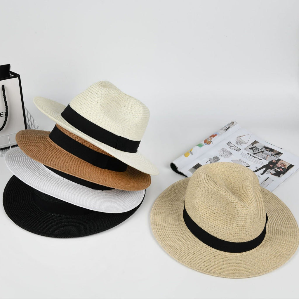 Panama Straw Hat Large Head Circumference For Women - SNMShop
