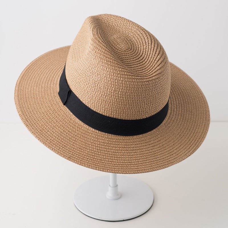 Panama Straw Hat Large Head Circumference For Women - SNMShop