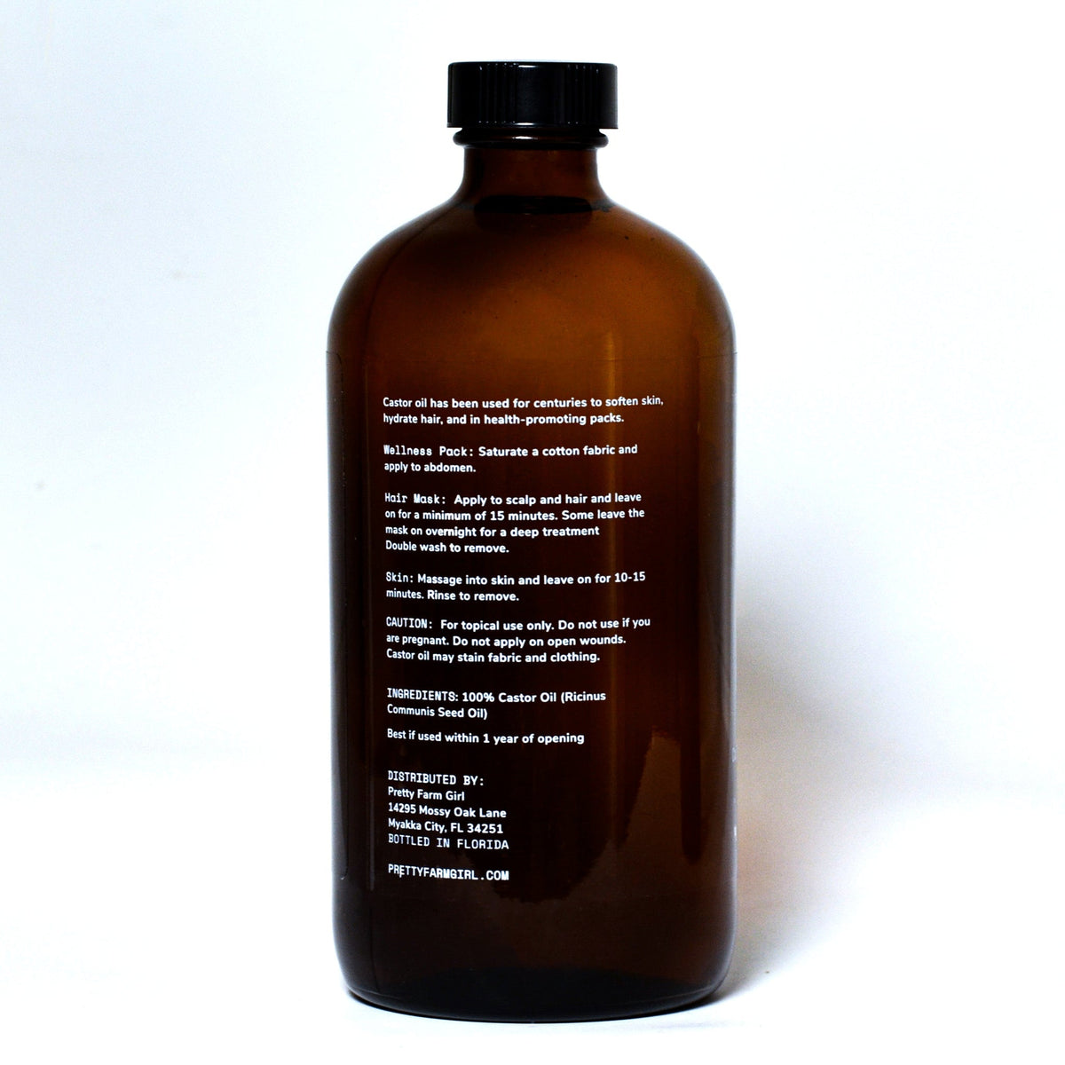 Pure Organic Cold Pressed Hexane-Free Castor Oil - SNMShop