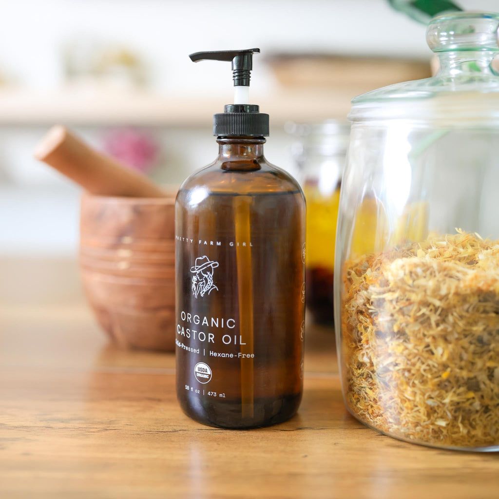 Pure Organic Cold Pressed Hexane-Free Castor Oil - SNMShop