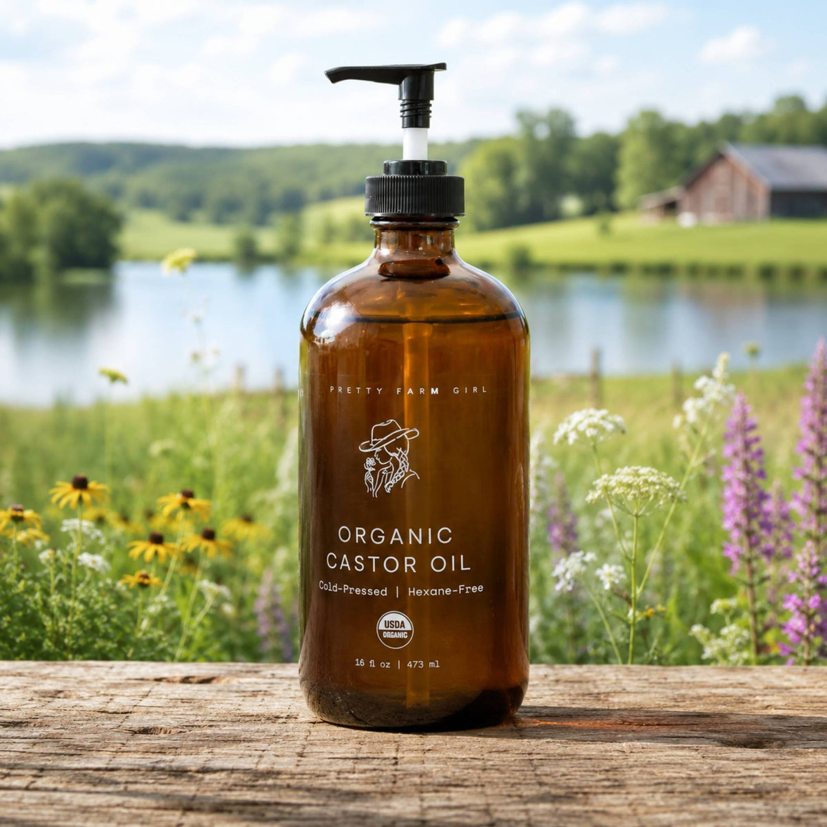 Pure Organic Cold Pressed Hexane-Free Castor Oil - SNMShop