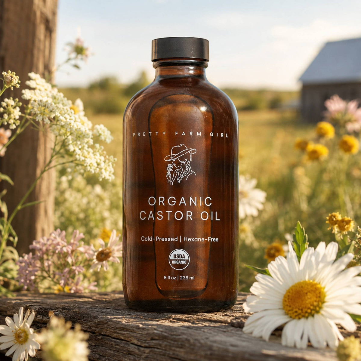 Pure Organic Cold Pressed Hexane-Free Castor Oil - SNMShop