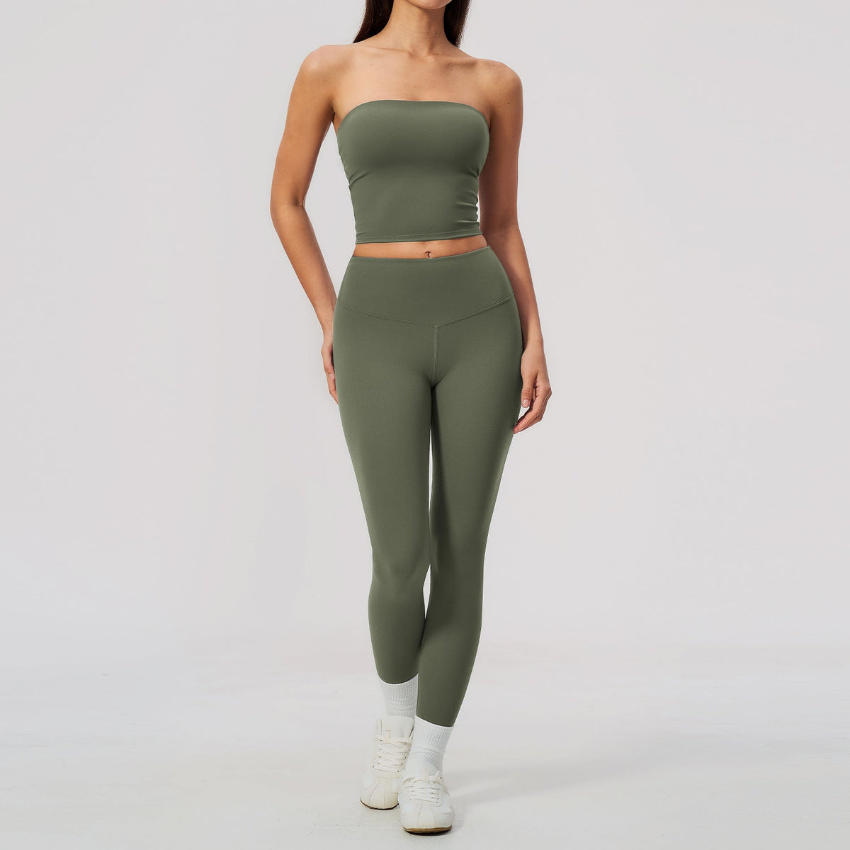 Running Sports New Strapless Yoga Suit Set - SNMShop