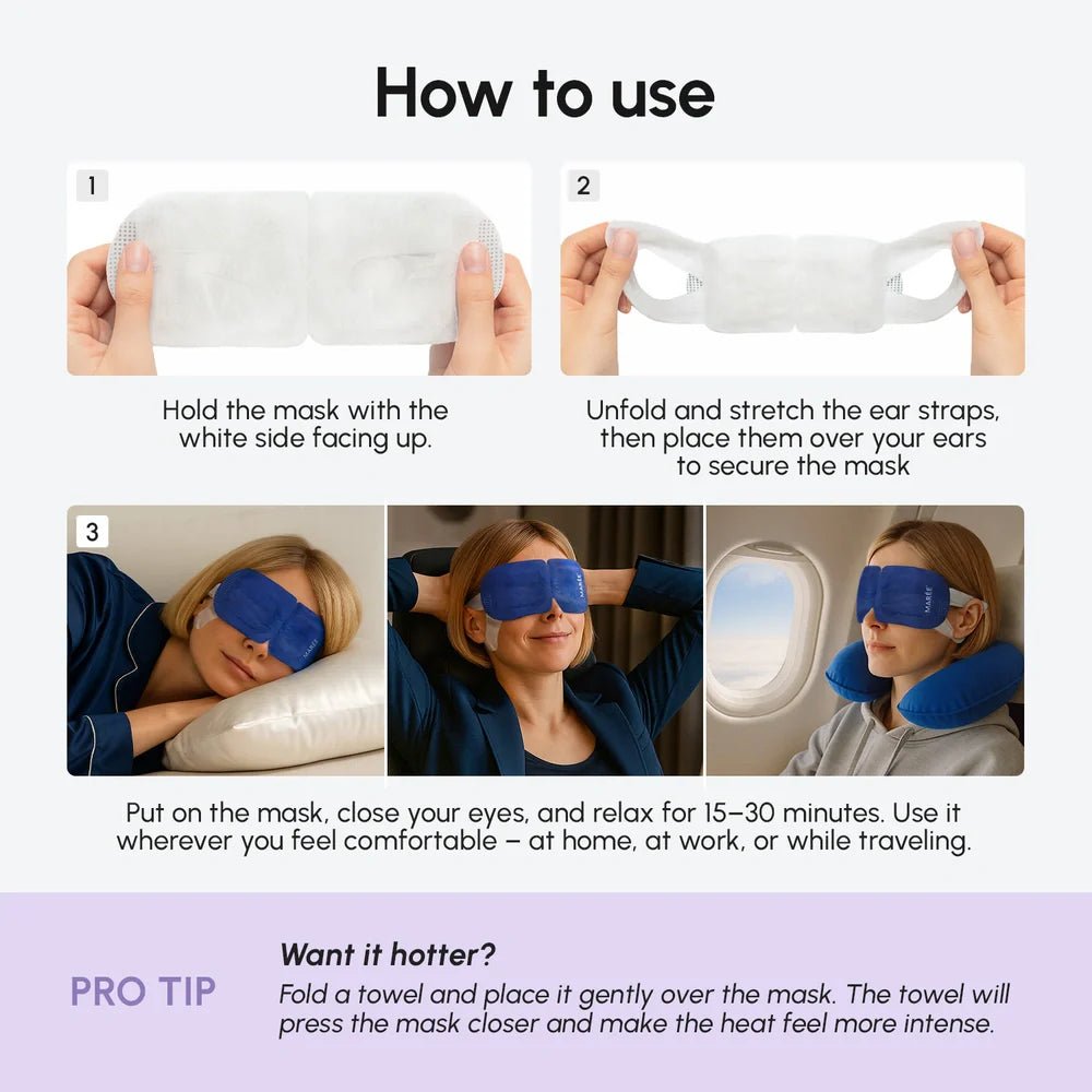 Scented Spa Steam Eye Mask - SNMShop