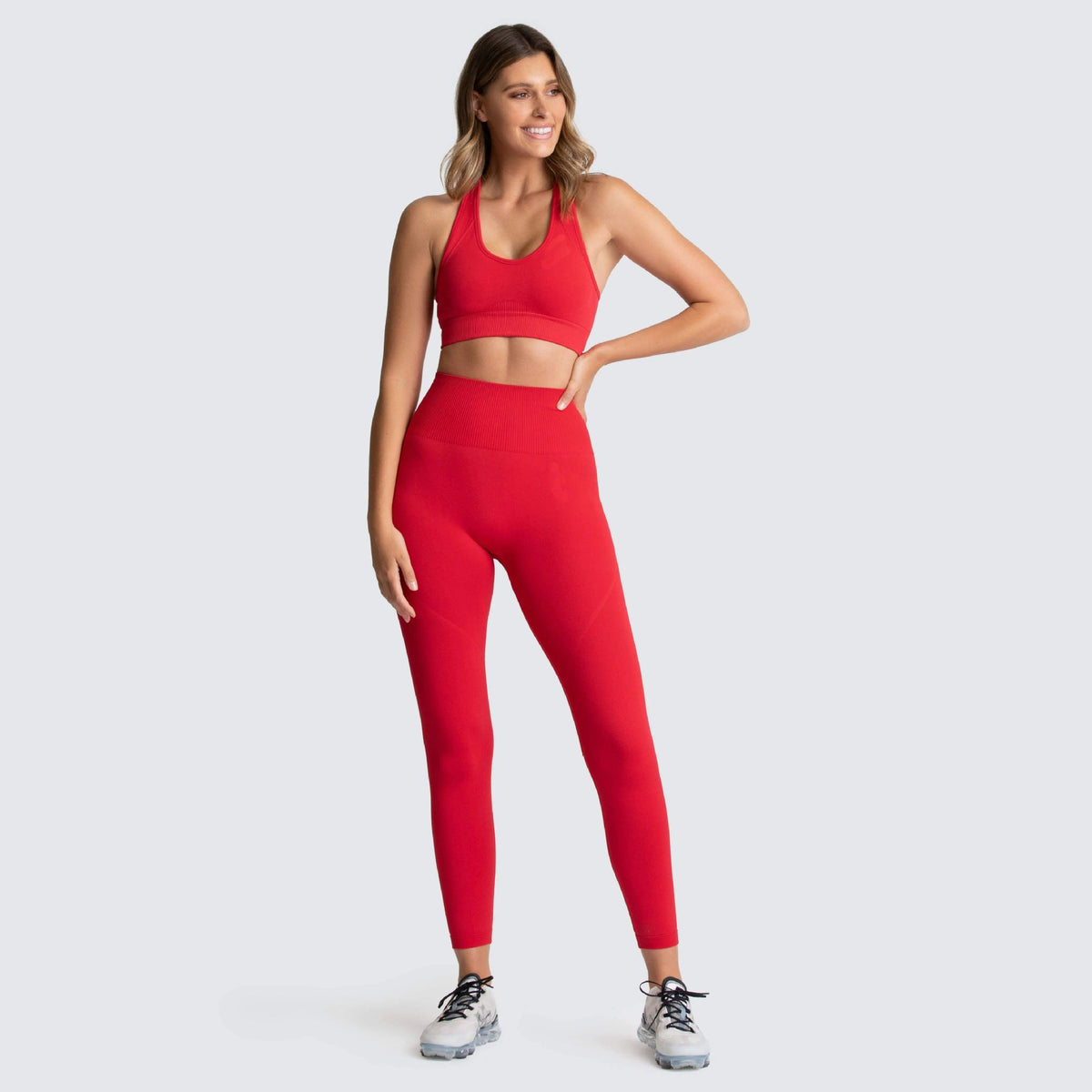 Seamless Gym Set Nylon Woman Sportswear - SNMShop