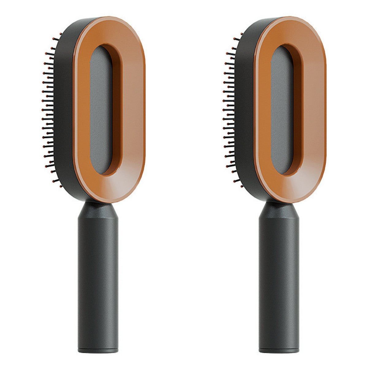 Self Cleaning Hair Brush For Women One-key Cleaning Hair Loss Airbag Massage Scalp Comb Anti-Static Hairbrush - SNMShop