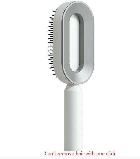Self Cleaning Hair Brush For Women One-key Cleaning Hair Loss Airbag Massage Scalp Comb Anti-Static Hairbrush - SNMShop