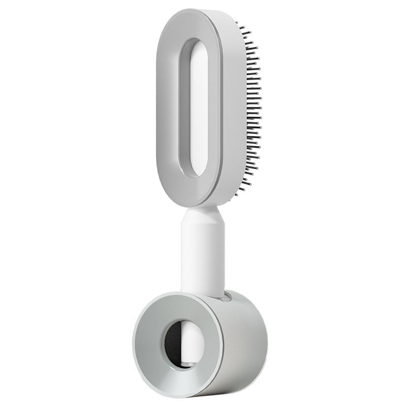 Self Cleaning Hair Brush For Women One-key Cleaning Hair Loss Airbag Massage Scalp Comb Anti-Static Hairbrush - SNMShop