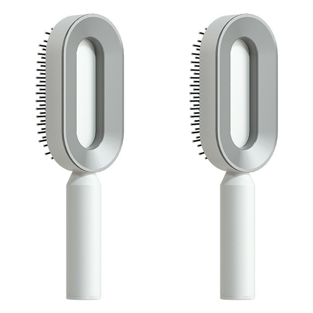 Self Cleaning Hair Brush For Women One-key Cleaning Hair Loss Airbag Massage Scalp Comb Anti-Static Hairbrush - SNMShop