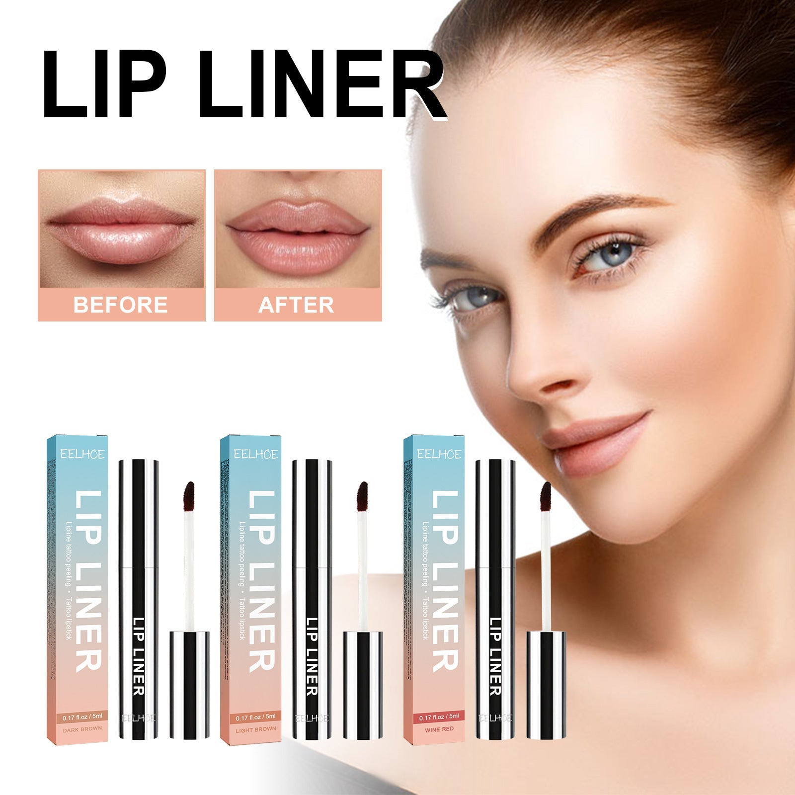 Stripping Lip Liner Outline Waterproof - SNMShop