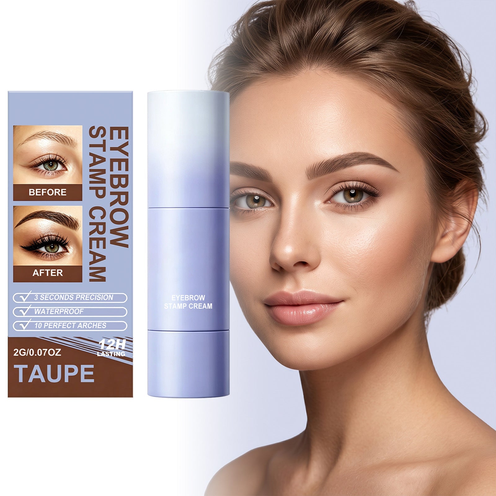 Taupe Eyebrow Pomade For Natural Filling - SNMShop