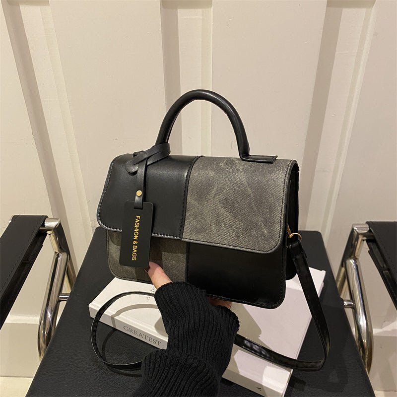 This Years Fashion Trend Textured Patchwork Tote Bags - SNMShop
