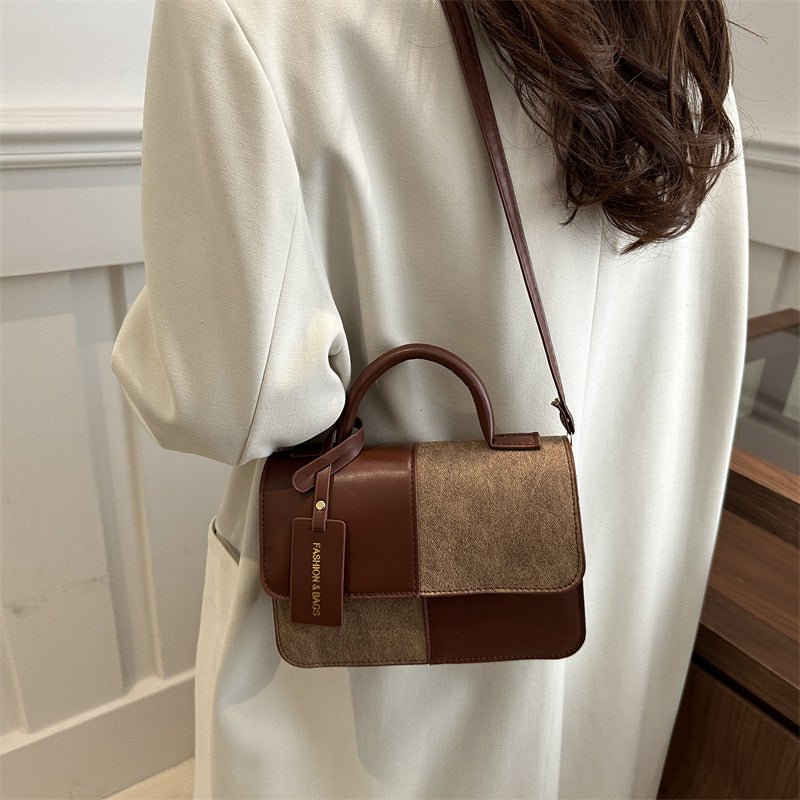 This Years Fashion Trend Textured Patchwork Tote Bags - SNMShop