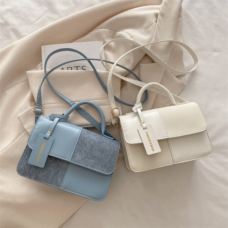 This Years Fashion Trend Textured Patchwork Tote Bags - SNMShop