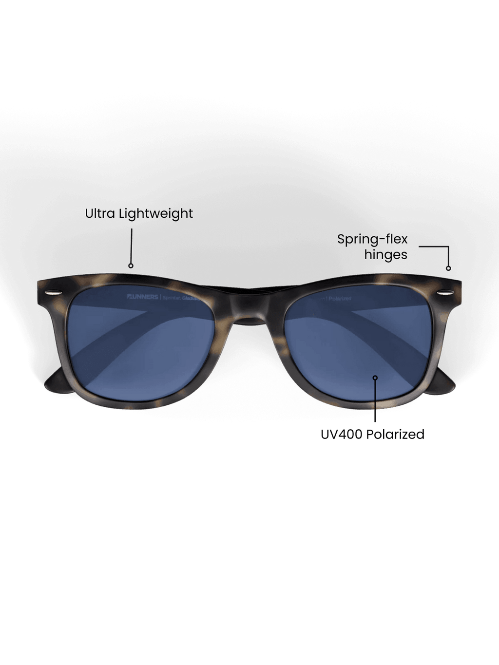 Tortoise Square Sport Sunglasses - Polarized UV400 for Men & Women - SNMShop