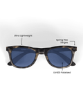 Tortoise Square Sport Sunglasses - Polarized UV400 for Men & Women - SNMShop