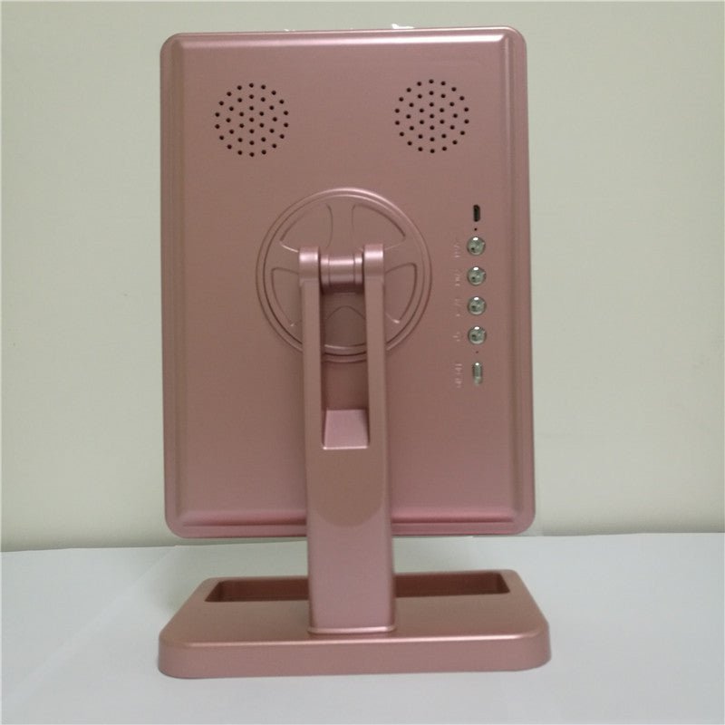 Touch Screen Makeup Mirror With 20 LED Light Bluetooth Music Speaker 10X Magnifying Mirrors Lights - SNMShop